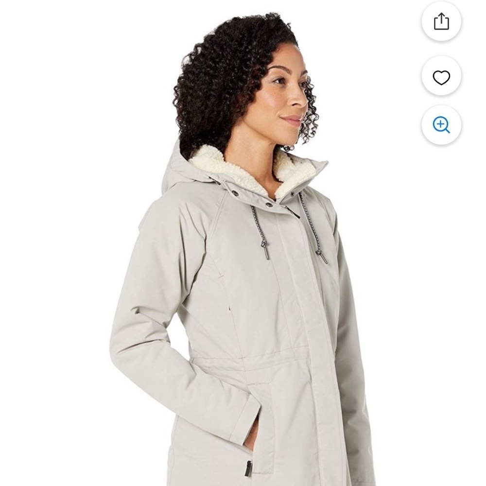 Columbia Women's Flint Gray Hooded Jacket Size XL - Picture 2 of 10